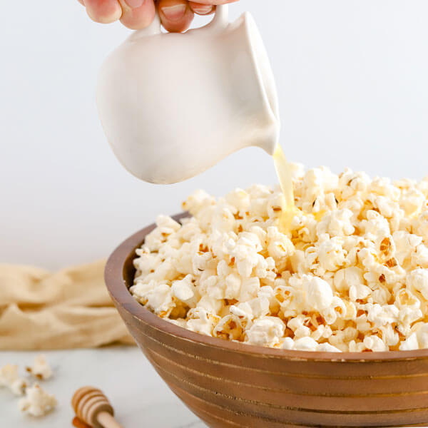Hot Honey Butter Popcorn Recipe Land O’Lakes